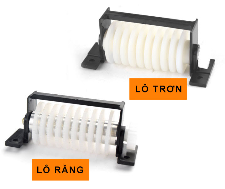 LÔ CUỐN SILICON MÁY CẮT BĂNG KEO M-1000 (LÔ RĂNG HOẶC LÔ GAI TÙY CHỌN)