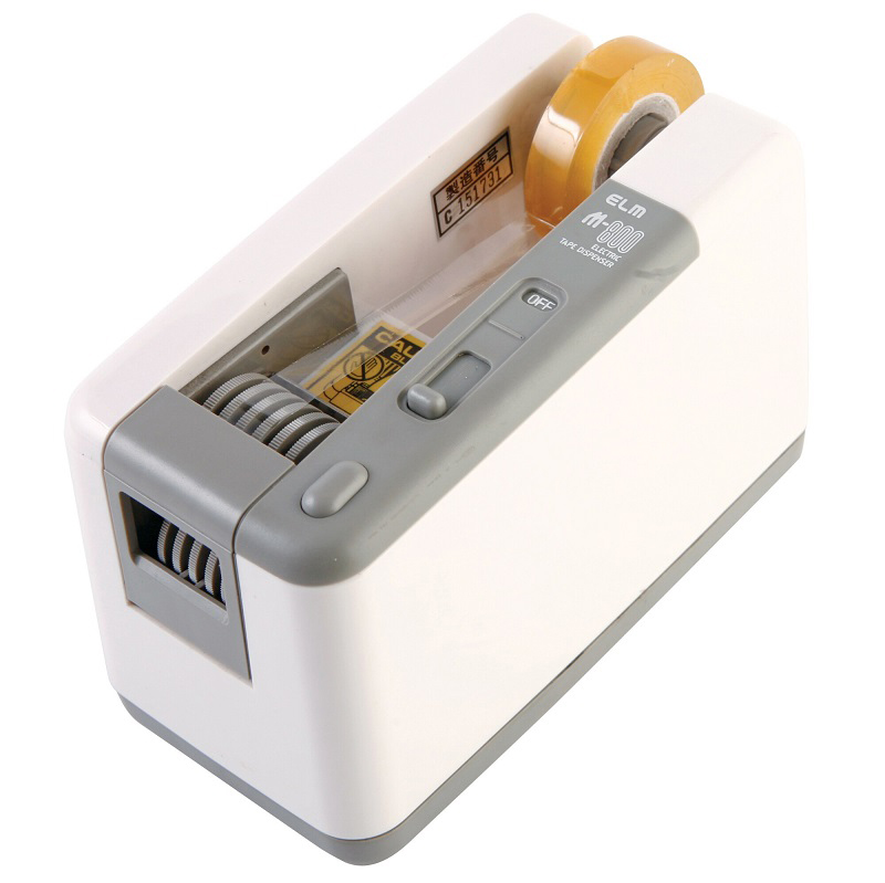 MÁY CẮT BĂNG KEO TỰ ĐỘNG CHẠY PIN mini ELM M-800 (Japan)